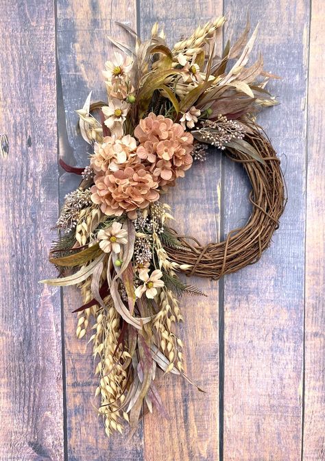 This Wreaths item by DrakesCreekDecor has 22 favorites from Etsy shoppers. Ships from Hendersonville, TN. Listed on Sep 9, 2024 Dried Floral And Feather Wreaths, Elegant Fall Straw Wreaths, Dried Flower Wreaths French Country, Ethereal Wreaths, Dried Hydrangeas Wreath, Fall Basket Wreaths For Front Door, Vintage Fall Wreath, Neutral Fall Wreath, Modern Fall Wreaths For Front Door