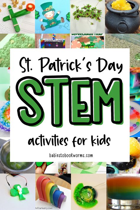 St Patricks Activities, March Lesson Plans, March Lessons, Stem Activities For Kids, Spring Break Kids, Preschool Stem, St Patricks Day Crafts For Kids, March Activities, St Patrick Day Activities