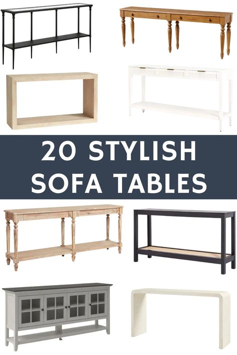 Sofa Table Behind Couch With Storage, Behind The Sofa Table, Long Sofa Table Behind Couch, Behind The Couch Table, Sofa Table Behind Couch, Couch Tables, Behind Couch Table, White Sofa Table, Black Sofa Table