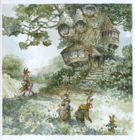 Larry Macdougall, Unseen University, House Concept, Structural Drawing, Artist Interview, Old Disney, Tree Drawing, Animal Books, Book Illustrations