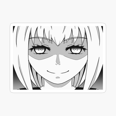 Get my art printed on awesome products. Support me at Redbubble #RBandME: https://www.redbubble.com/i/sticker/Manga-Waifu-Little-Devil-Girl-with-Evil-Eyes-and-Smug-Smile-by-benjamintorres/124914255.EJUG5?asc=u Anime Evil Smile, Evil Smile Drawing, Evil Smile Anime, Devil Smile, Smile Sticker, Mad Face, Smile Drawing, Evil Smile, Evil Girl