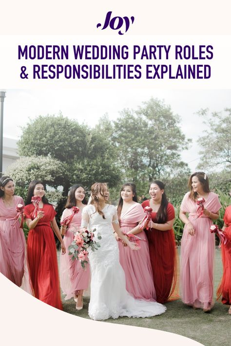 Modern Wedding Party Roles & Responsibilities Explained How To Include Friends In Your Wedding, Non Traditional Wedding Party, Wedding Party Roles, Modern Wedding Party, Wedding Ushers, Finger Lakes Wedding, Moral Support, Dream Gown, Wedding Roles