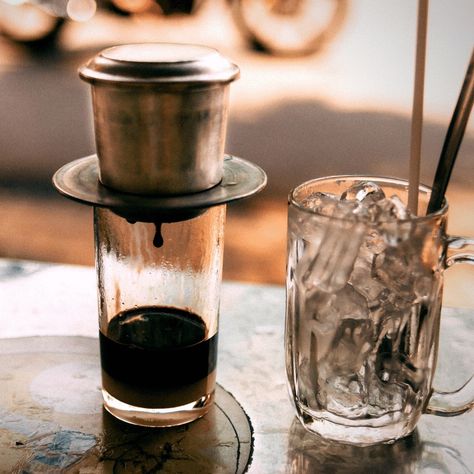 Vietnamese coffee is traditionally brewed through a small metal French drip filter (Phin) placed over a glass or cup, often with a generous layer of condensed milk at the bottom. Read more 👉 https://lttr.ai/AKlN7 #VietnameseCoffee #PhinCoffeeFilter #VietnamesePhinFilter French Drip, Vietnam Drip, How To Make Pho, Pho Restaurant, Pho Broth, Pho Bowl, Coffea Arabica, Vietnamese Coffee, Instant Ramen