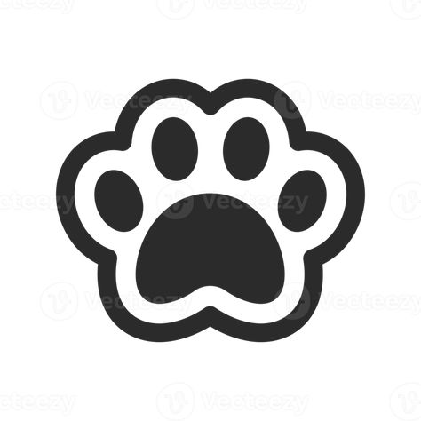 Cat Paw Illustration, Cat Paw Pattern, Paw Illustration, Cat Footprint, Sharp Claws, Animal Footprints, Paw Pattern, Cat's Paw, Punch Needle Patterns