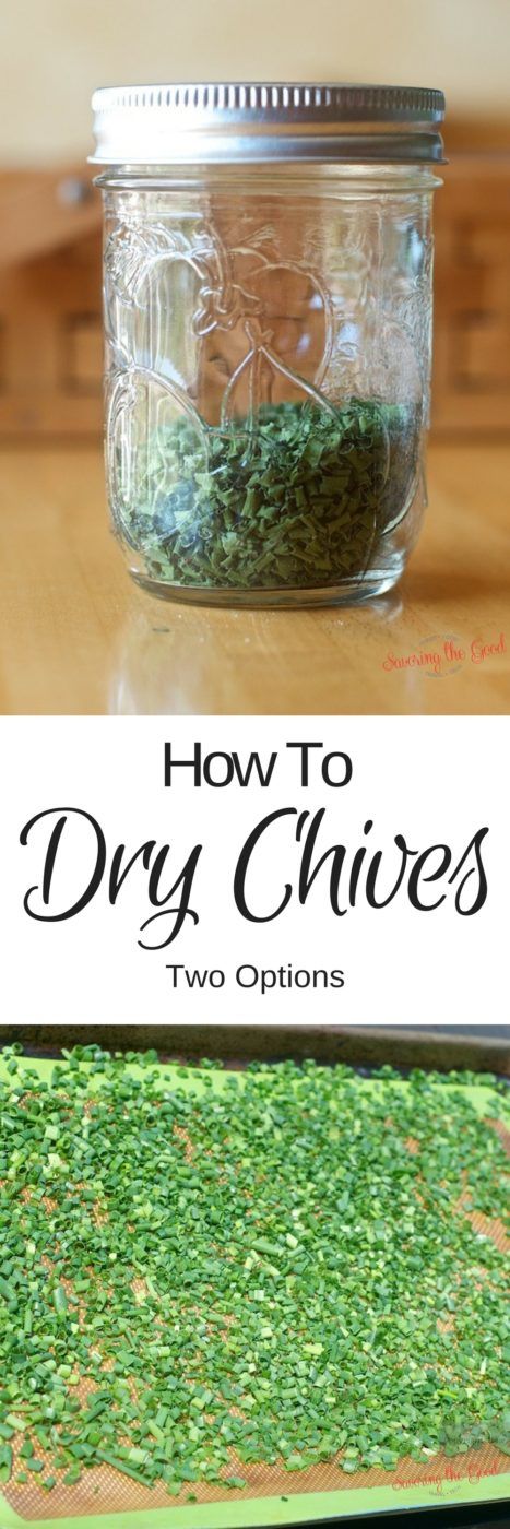 Dry Chives How To, How To Save Fresh Chives, Preserving Chives Fresh Herbs, Freezing Fresh Chives, How To Use Chives, How To Dehydrate Chives, Dried Chives Recipes, How To Freeze Fresh Chives, Dehydrating Chives In Dehydrator