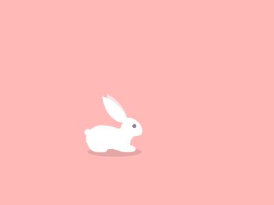 Rabbit hopping by HK Rabbit Animation, Rabbit Hopping, Animated Rabbit, Animated Bunny, App Design Trends, Jumping Gif, Emotional Painting, Rabbit Gif, Vector Animation