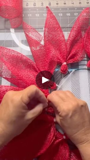 1K views · 1.6K reactions | DIY Poinsettia Wreath❤️🎄#holliehobbies #diywreath #craftlove #wreathmaking #craftlover #poinsettia #poinsettias #christmaswreath | Hollie Hobbies Diy Poinsettia, Deco Mesh Wreaths Tutorials, Mesh Wreath Tutorial, Poinsettia Wreath, Wreath Tutorial, Outdoor Decorations, Craft Lovers, 1k Views, Deco Mesh Wreaths