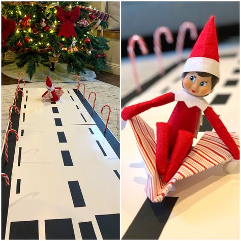 Elf On The Shelf Paper Airplane, Elf Airplane, Note From Santa, Airplane Landing, Elf Shelf, Shelf Paper, Elf Antics, Paper Airplane, Paper Airplanes