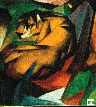 I'm about to suggest something that may be a huge disaster. Something that despite the 100's of art teachers blogging and reading and shari... 1980s Art, Franz Marc, Expressionist Artists, Poster Series, The Tiger, Abstract Expressionist, Ink Pen Drawings, Art Pages, Counted Cross Stitch Patterns