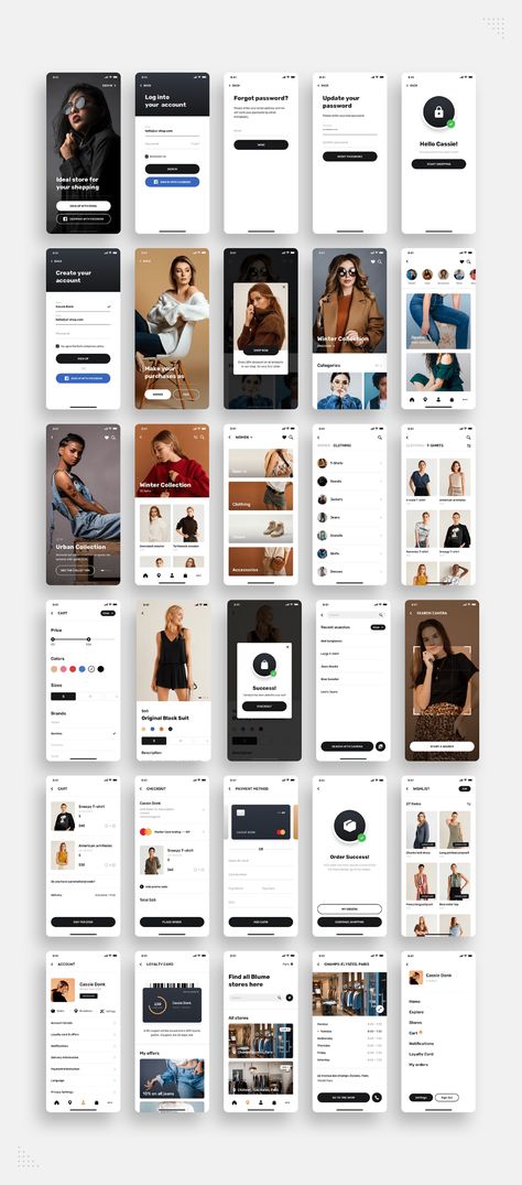 Gallery Ui Design, Ecommerce Ui Design, การออกแบบ Ui Ux, App Wireframe, Application Ui Design, Mobil Design, Ui Design Mobile, Ui Ux 디자인, App Design Layout