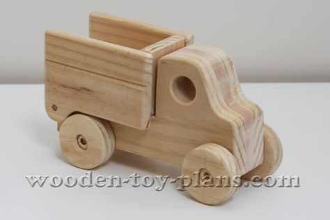 Wooden Truck Plans, Diy Wooden Toys Plans, Wood Toys Diy, Wooden Toys Diy, Wooden Toys Design, Wooden Toy Trucks, Wooden Toy Cars, Making Wooden Toys, Wood Toys Plans