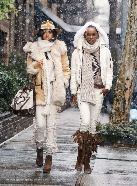 Kelly Gale for Polo Ralph Lauren Fall 2015 Campaign Colored Wardrobe, Winter Whites, Ralph Lauren Fall, Boho Chique, Mode Hippie, Looks Country, Outfits To Copy, Winter Boho, Moda Boho