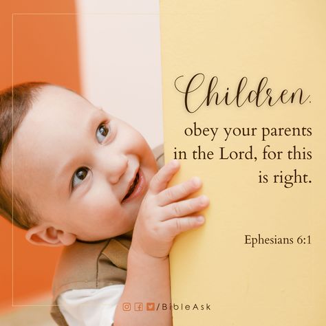 Children, obey your parents! #verseoftheday⠀⠀ .⠀⠀ .⠀⠀ .⠀⠀ .⠀⠀ ___________________________⠀⠀ #dailybibleverse #bible #bibleask #bibleverse #children #obedience #commandment #inspirationalverse #christianquotes Obey Your Parents, Parents Images, Primary Program, Inspirational Verses, Daily Bible Verse, Daily Bible, Jesus Loves You, Verse Of The Day, Jesus Loves