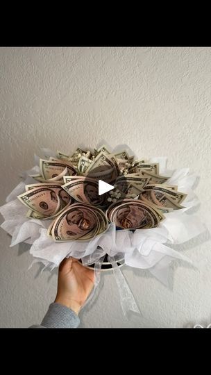 9.9K views · 1.8K reactions | Father’s Day gift idea 💌 
.
.
.
.
.
.
. . . . . . #moneybouquet #floral #roses #ramos  #ramobuchon #flowerarrangement #flowers #floraldesign #florist #flowerstagram #explore #explorepage #ramoderosas #smallbusiness #tutorials #WichitaKS #coquette #diy #trending #crafts #giftideas | Floral Arrangments & Money Bouquet | luxx_roses · Original audio Coquette Diy, Trending Crafts, Money Bouquet, Money Origami, Wrap Ideas, Wichita Ks, Balloon Garland, Gift Wrap, Floral Arrangements