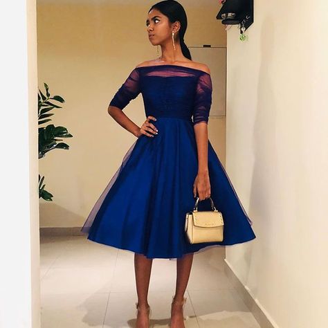 Prarthana Indrajith in royal blue ball dress. Prarthana Indrajith, Blue Ball Dress, Blue Ball Dresses, Soul And Spirit, Mandala Art Lesson, Blue Ball, Person Standing, Modern Dress, Ball Dresses