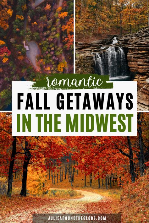 Fall scenery Fall Weekend Trip, Best Vacations For Couples, Midwest Weekend Getaways, Midwest Getaways, Midwest Fall, Weekend Beach Trip, Midwest Travel Destinations, Fall Weekend Getaway, Fall Destinations