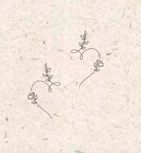 Cute Matching Tattoos For Aunt And Niece, Matching Tattoos With Aunt, Cute Aunt And Niece Tattoos, Matching Tattoos For Best Friends Flower, Tattoo Ideas Female Matching Sister, Auntie Neice Tattoos, Small Meaningful Friendship Tattoos, Hugging Birth Flower Tattoo, Tattoo For Two Daughters