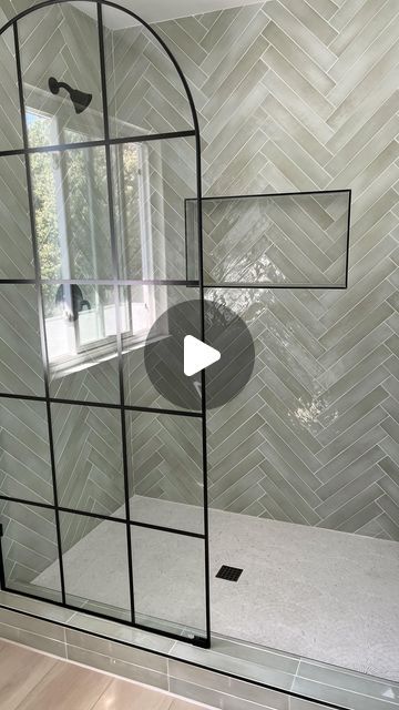 Tile Club - Buy Tiles Online on Instagram: "Talk about flawless craftsmanship! 😍 This stunning bathroom installation by our friends at @hhtiling takes subway tile to a whole new level with that intricate Herringbone pattern. Every cut is perfection!✨   Want this look? Try our Lake Mint ceramic subway tile for a fresh and sophisticated vibe." Straight Herringbone Subway Tile, Herringbone Subway Tile Bathroom, Splish Splash Bathroom, Herringbone Shower Tile, Herringbone Bathroom, Herringbone Tile Bathroom, Subway Tile Herringbone, Herringbone Shower, Herringbone Subway Tile