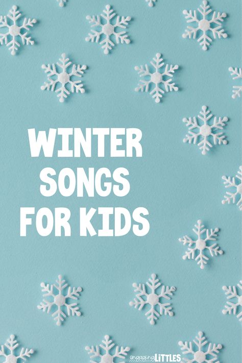 Winter Songs for Kids - Engaging Littles Winter Wonderland Song, First Grade Songs, Christmas Songs For Toddlers, Winter Songs For Kids, Winter Songs For Preschool, Snowflake Song, Penguin Songs, Songs For Preschoolers, Kindergarten Poems