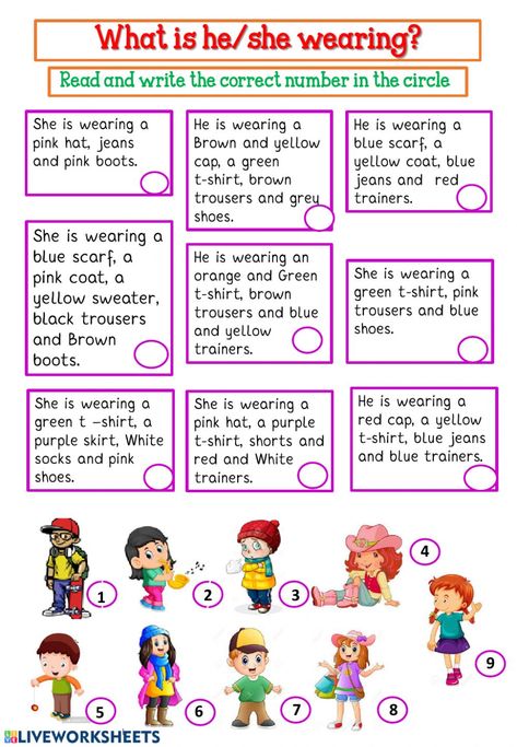 What Are You Doing Worksheet, What Is This, What Are You Doing, Clothes Worksheets For Kids Activities, Clothes Worksheets For Kids, Describe Clothes, Describing Clothes, Materials Worksheet, Clothes Worksheet