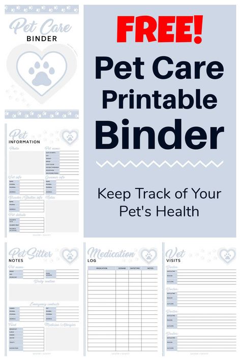 Dog Health Checklist, Dog Records Binder, Puppy Health Record Printable Free, Puppy Information Sheet, Pet Binder Printables Free, Pet Planner Printables Free, Pet Records Printable Free, Pet Care Checklist, Pet Planner Ideas