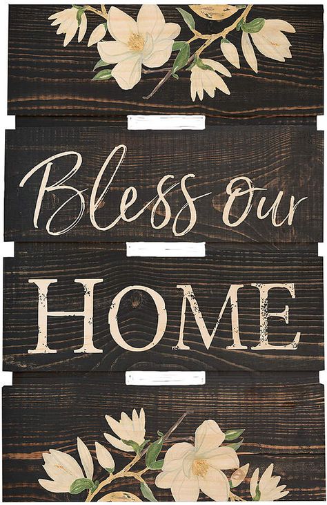 'Bless Our Home'  #afflink God Bless Our Home, Photo Gifts Diy, Bless Our Home, Family Tree Template, House Blessing, Wall Art Farmhouse, Shabby Chic Living Room, Popular Christmas Gifts, Nantucket Style Decor