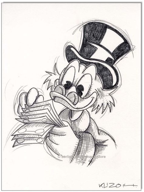 KLAUSEWITZ: ORIGINAL KREIDEZEICHNUNG AUF ZEICHENKARTON :DAGOBERT DUCK /24x32 cm | eBay #disneycharacters KLAUSEWITZ: ORIGINAL KREIDEZEICHNUNG AUF ZEICHENKARTON :DAGOBERT DUCK /24x32 cm | eBay Easy Pencil Drawings, Dagobert Duck, Duck Drawing, Money Tattoo, Disney Art Drawings, Pencil Drawings Easy, Disney Sketches, Cartoon Sketches, Chalk Drawings