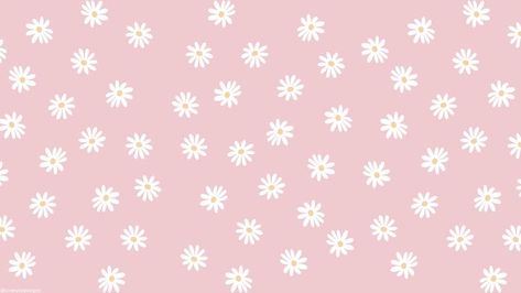 Desktop Wallpaper ♡ Macbook Wallpaper Aesthetic Pink Flowers, Daisy Wallpaper Desktop, Peach Wallpaper Desktop, Peach Aesthetic Wallpaper Laptop, Peach Desktop Wallpaper, Floral Desktop Background, Boho Desktop Wallpaper, Macbook Layout, Pink Daisy Wallpaper