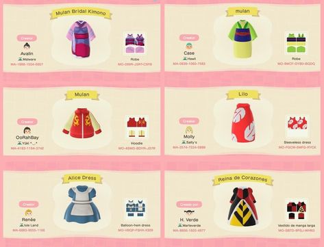 Disney Codes, Animal Crossing 3ds, Animals Crossing, Animal Crossing Funny, Animal Crossing Guide, Animal Crossing Qr Codes Clothes, Qr Codes Animal Crossing, Disney Animals, Disney Designs