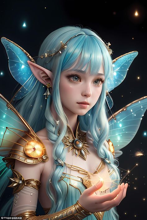 Pictures Of Elves, Dnd Fairy, Weiblicher Elf, Fae Art, Fairies And Elves, Dnd Npc, Girl Elf, Elf Art, Pixies Fairies