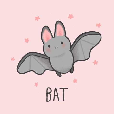 Cute bat cartoon hand drawn style Cute Bat Cartoon, Bats Cartoon, Cute Bat Drawing, Bat Cartoon, Bat Drawing, Cartoon Bat, Animal Doodles, Owls Drawing, Cute Bat