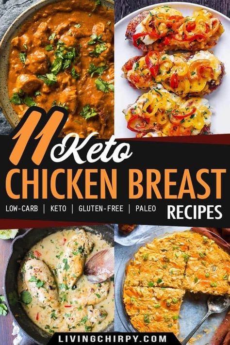 Easy Keto Chicken Breast Recipes, Keto Recipes With Chicken, Keto Chicken Breast Recipes, Recipes With Chicken Breast, Keto Chicken Breast, Healthy Meal Plan, Recipes With Chicken, Paleo Gluten Free Recipes, Easy Keto Recipes