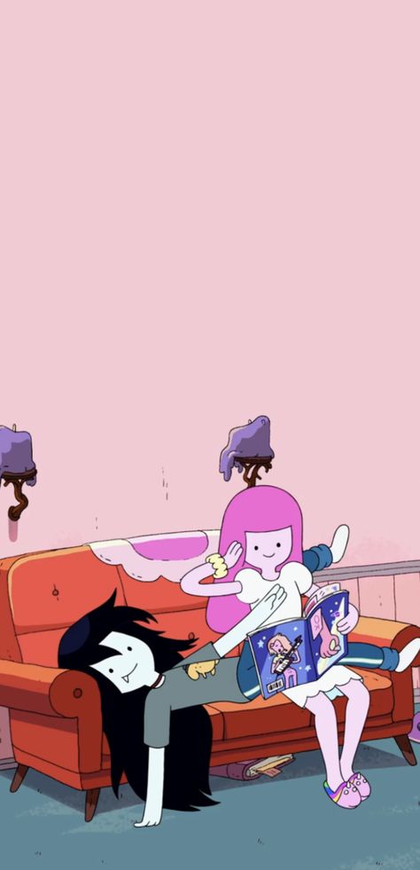 Adventure Time Wallpaper Bubbline, Marceline Adventure Time, Finn Adventure Time, Bubblegum Marceline, Marceline And Princess Bubblegum, Marceline And Bubblegum, Marceline The Vampire Queen, Adventure Time Wallpaper, Adventure Time Marceline