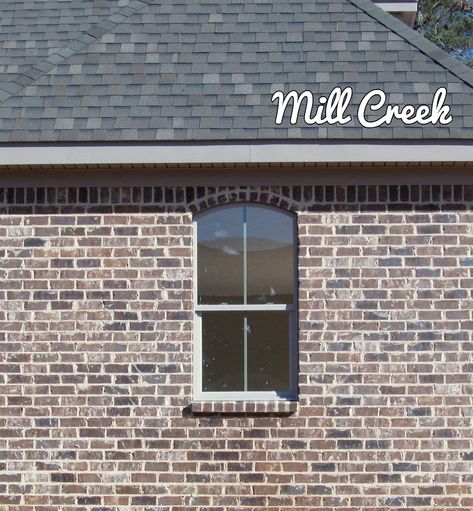 Mill Creek from Columbus Brick Company Brick Companies, Sustainable Building Materials, Sustainable Building, Brick Exterior, Brick Veneer, Brick Exterior House, Brick Colors, Mill Creek, Plan Ideas