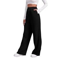 Business Professional Attire Women, Womens Basics Clothing, High Waist Joggers, Womens Business Attire, Fleece Pants Women, Stretchy Dress Pants, Long Pants Casual, Sweatpants For Women, Wide Leg Yoga Pants