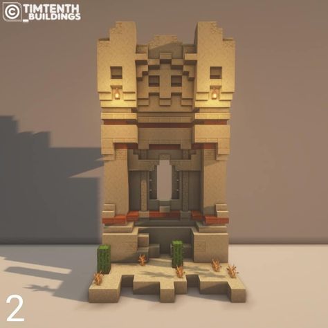 Desert Wall Minecraft, Sand Stone Wall, Minecraft Temple, Minecraft Building Designs, Minecraft Desert, Minecraft Medieval House, Minecraft Building Blueprints, Minecraft Kingdom, Minecraft Wall