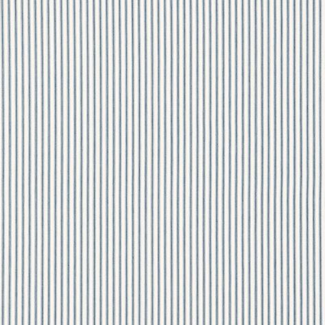 Wellfleet Ticking Stripe - Ocean Fabrics | Schumacher Ocean Fabric, Flame Test, Schumacher Fabric, Ticking Fabric, Material Textures, Lined Curtains, New Traditional, Pierre Frey, Ticking Stripe