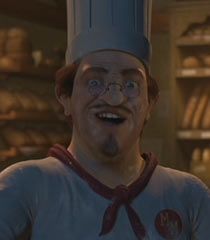 *THE MUFFIN MAN ~ was the creator of Gingy. He first appears in Shrek 2. Gingy mentions the Muffin Man while being interrogated by Lord Farquaad but the interrogation gets cut off shortly. The Muffin Man Shrek, Swamp Party, Shrek Character, The Muffin Man, Shrek Donkey, Nostalgia Critic, Lord Farquaad, Dexter Laboratory, Muffin Man