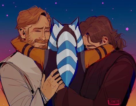 Hicks Und Astrid, Anakin Obi Wan, Good For Nothing, Ashoka Tano, Star Wars Ahsoka, Golden Trio, Star Wars Comics, Arte Cyberpunk, Star Wars Fan Art