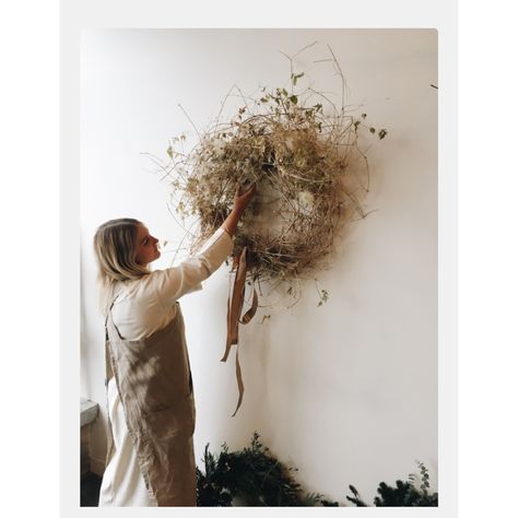 Soil & Stem Dried Wreath, Dried Plants, Natural Wreath, Dried Flower Wreaths, Xmas Wreaths, Rustic Wreath, Autumn Wreaths, Bird Nest, Beautiful Wreath