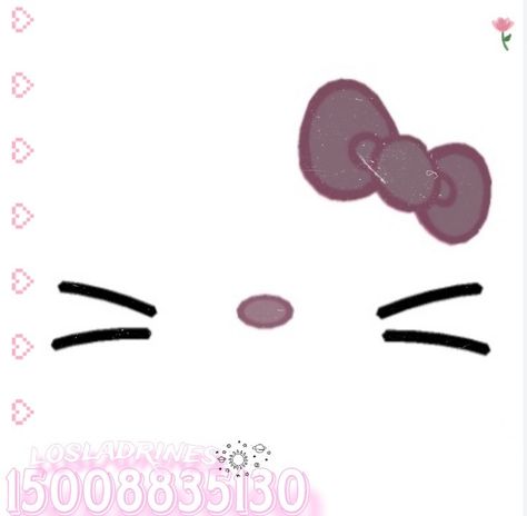 Face Accessories Codes, Yk2 Outfits, Beachy Wallpaper, Hello Kitty Y2k, Y2k Hello Kitty, Iphone Wallpaper Cat, Bloxburg Decals Codes Wallpaper, Roblox Code, Kitty Clothes