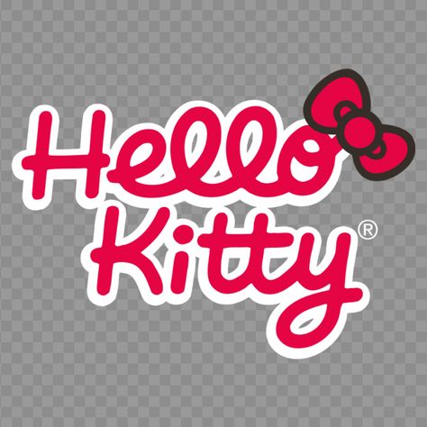 Hello Kitty Text, Hello Kitty Logo, Free Word Art, Pizza Branding, Logo Transparent, Logo Outline, Logo Word, Pizza Logo, Food Logo Design