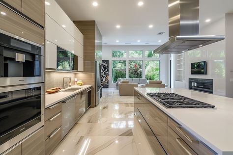 Galley Kitchen Renovation, Top Kitchen Trends, Small Office Design, Trends 2025, Galley Kitchens, Dining Design, Kitchen Renovations, Restroom Decor, Sleek Kitchen