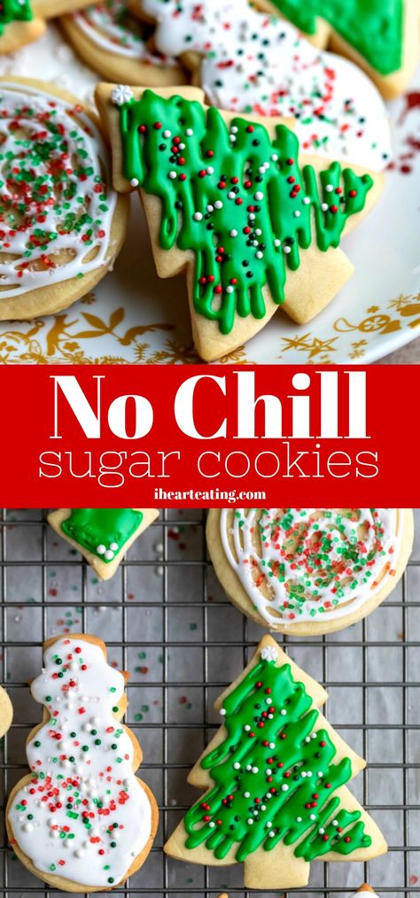 Chill Sugar Cookie Recipe, No Chill Sugar Cookies, Cookies No Chill, Sugar Cookie Recipe No Chill, Everything Cookies, Chocolate Chip Shortbread Cookies, Salted Caramel Mocha, Homemade Sugar Cookies, Sugar Cookie Recipe Easy