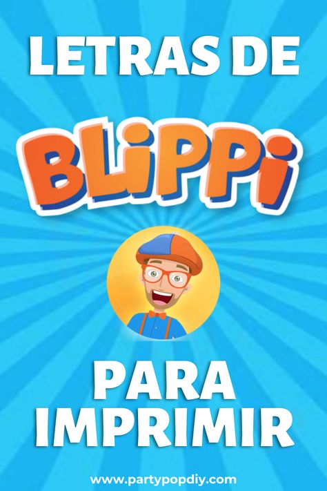 #blippifiesta #blippicumpleaños #blippienespañol #blippiblippi Name Generator, Lettering Fonts, Diy Ideas, Happy Birthday, Birthday, Art, Craft Ideas