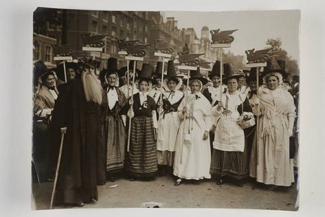 The Suffragettes – Collection in Focus | Museum of London Welsh Ancestry, Welsh Lady, Suffragette Movement, Top Websites, Genealogy Resources, Traditional Costume, Press Photo, Women In History, Womens Rights