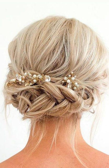 Hairstyle Bridesmaid, Prom Hairstyles Updos, Wedding Hairstyles Bridesmaid, Prom Hair Updo, Evening Hairstyles, Prom Hairstyles For Short Hair, Short Wedding Hair, Wedding Hairstyles Updo, Cute Hairstyles For Short Hair