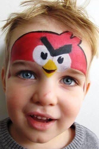 Easy Face Painting Designs, Mime Face Paint, Animal Face Paintings, Face Painting For Boys, Christmas Face Painting, Face Painting Easy, Kids Face Paint, Body Suit Tattoo, Clown Faces