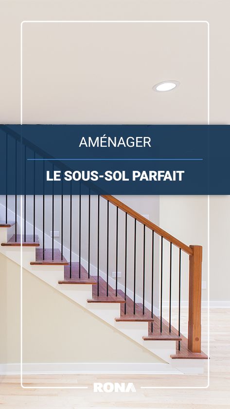 L’époque des caves sombres et humides est révolue! Le sous-sol est aujourd'hui utile et agréable, et son objectif est souvent de rassembler la famille. De plus, la finition du sous-sol est un investissement avisé, car elle fait grimper la valeur de la maison. Basement Renovations, The Basement, Best Investments, Tips And Tricks, Basement, Investment, Stairs, Living Spaces, How To Plan