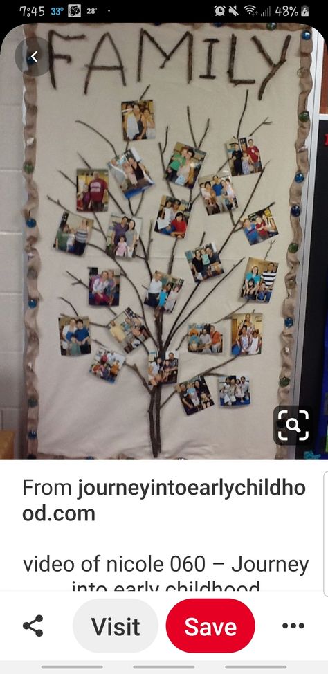 Ant Crafts, Family Photo Wall, Family Boards, Fall Preschool, Reggio Emilia, Wall Display, Family Tree, Family Photos, Photo Wall